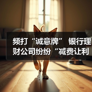 频打“诚意牌” 银行理财公司纷纷“减费让利”(图3) 频打“诚意牌” 银行理财公司纷纷“减费让利”(图3)