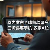 华为发布全球首款量产三折叠屏手机 多家A股公司跻身核心供应链(图1) 华为发布全球首款量产三折叠屏手机 多家A股公司跻身核心供应链(图1)
