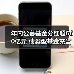 年内公募基金分红超660亿元 债券型基金充当“主力军”(图2) 年内公募基金分红超660亿元 债券型基金充当“主力军”(图2)
