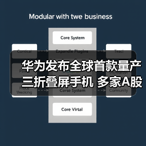 华为发布全球首款量产三折叠屏手机 多家A股公司跻身核心供应链(图1) 华为发布全球首款量产三折叠屏手机 多家A股公司跻身核心供应链(图1)