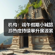 机构:端午假期小城旅游热度持续攀升房源紧俏(图2) 机构:端午假期小城旅游热度持续攀升房源紧俏(图2)