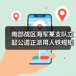 南部战区海军某支队立起公道正派用人铁规矩硬杠杠(图4) 南部战区海军某支队立起公道正派用人铁规矩硬杠杠(图4)