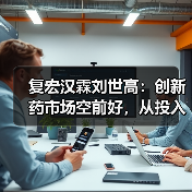 复宏汉霖刘世高:创新药市场空前好,从投入产出比驱动企业发展(图2) 复宏汉霖刘世高:创新药市场空前好,从投入产出比驱动企业发展(图2)