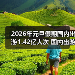 2026年元旦假期国内出游1.42亿人次 国内出游总花费847.89亿元(图2) 2026年元旦假期国内出游1.42亿人次 国内出游总花费847.89亿元(图2)
