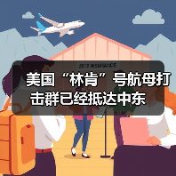 美国“林肯”号航母打击群已经抵达中东（图1）