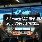 8.8mm全球最薄荣耀Magic V5背后的微米级制造工艺(图1) 8.8mm全球最薄荣耀Magic V5背后的微米级制造工艺(图1)