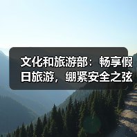 文化和旅游部:畅享假日旅游,绷紧安全之弦(图3) 文化和旅游部:畅享假日旅游,绷紧安全之弦(图3)