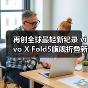 再创全球最轻新纪录 vivo X Fold5旗舰折叠新品发布（图2）