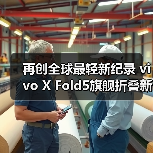 再创全球最轻新纪录 vivo X Fold5旗舰折叠新品发布（图1）