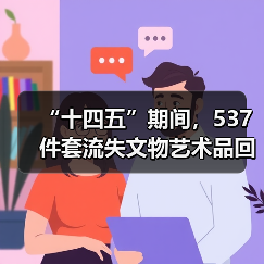 “十四五”期间，537件套流失文物艺术品回归祖国（图2）