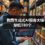 我国生成式AI服务大模型超180个(图2) 我国生成式AI服务大模型超180个(图2)