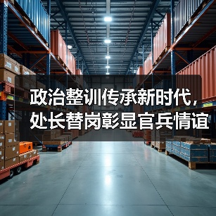 政治整训传承新时代，处长替岗彰显官兵情谊（图4）