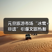 元旦旅游市场“冰雪+非遗”引爆文旅热潮（图3）