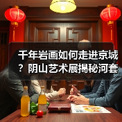 千年岩画如何走进京城？阴山艺术展揭秘河套文化密码（图1）
