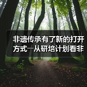 非遗传承有了新的打开方式――从研培计划看非遗传承的中国实践(图4) 非遗传承有了新的打开方式――从研培计划看非遗传承的中国实践(图4)