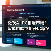 微软AI PC引爆市场!智能电脑或将开启新纪元(图2) 微软AI PC引爆市场!智能电脑或将开启新纪元(图2)