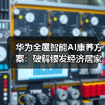 华为全屋智能AI康养方案：破解银发经济居家安全难题（图3）