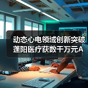 动态心电领域创新突破 蓬阳医疗获数千万元A轮投资(图1) 动态心电领域创新突破 蓬阳医疗获数千万元A轮投资(图1)