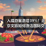 入境游客激增39%!北京文旅如何激活国际交往新引擎?(图2) 入境游客激增39%!北京文旅如何激活国际交往新引擎?(图2)