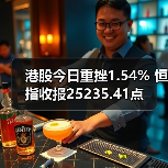 港股今日重挫1.54% 恒指收报25235.41点(图4) 港股今日重挫1.54% 恒指收报25235.41点(图4)