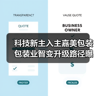 科技新主入主嘉美包装 包装业智变升级路径曝光(图1) 科技新主入主嘉美包装 包装业智变升级路径曝光(图1)