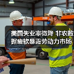 美国失业率微降 非农数据疲软暴露劳动力市场隐忧(图1) 美国失业率微降 非农数据疲软暴露劳动力市场隐忧(图1)