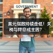 美元指数持续走低!关税与降息成主因?(图2) 美元指数持续走低!关税与降息成主因?(图2)