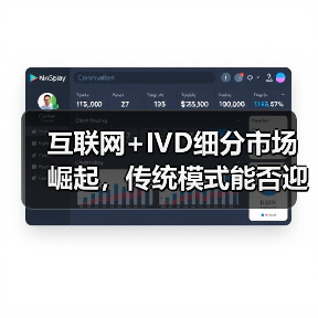 互联网+IVD细分市场崛起,传统模式能否迎来新增量?(图3) 互联网+IVD细分市场崛起,传统模式能否迎来新增量?(图3)