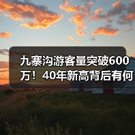 九寨沟游客量突破600万!40年新高背后有何秘诀?(图4) 九寨沟游客量突破600万!40年新高背后有何秘诀?(图4)