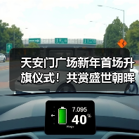 天安门广场新年首场升旗仪式！共赏盛世朝晖（图2）