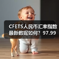 CFETS人民币汇率指数最新数据如何？97.99上涨0.35%（图1）