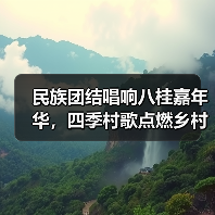 民族团结唱响八桂嘉年华，四季村歌点燃乡村振兴（图2）