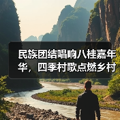 民族团结唱响八桂嘉年华，四季村歌点燃乡村振兴（图1）