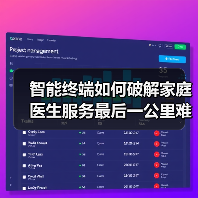 智能终端如何破解家庭医生服务最后一公里难题(图1) 智能终端如何破解家庭医生服务最后一公里难题(图1)