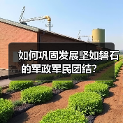 如何巩固发展坚如磐石的军政军民团结？