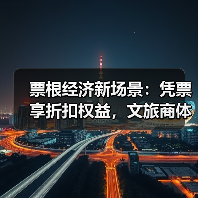 票根经济新场景：凭票享折扣权益，文旅商体展深度联动（图2）