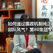 如何通过廉政机制纯正部队风气？第80集团军某旅这样做成效显著