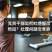 党员干部如何杜绝整改拖延?处理问题需果断行动(图2) 党员干部如何杜绝整改拖延?处理问题需果断行动(图2)