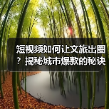 短视频如何让文旅出圈?揭秘城市爆款的秘诀(图3) 短视频如何让文旅出圈?揭秘城市爆款的秘诀(图3)
