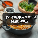 春节博物馆成新宠 5省游客破500万（图1）