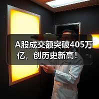 A股成交额突破405万亿,创历史新高!(图3) A股成交额突破405万亿,创历史新高!(图3)