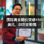 国际黄金期价突破4500美元，创历史新高（图3）
