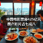 中国电影票房425亿元 国产影片占七成八(图2) 中国电影票房425亿元 国产影片占七成八(图2)