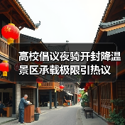 高校倡议夜骑开封降温 景区承载极限引热议
