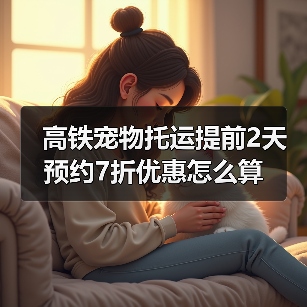 高铁宠物托运提前2天预约7折优惠怎么算(图2) 高铁宠物托运提前2天预约7折优惠怎么算(图2)
