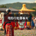 花街行处是春天