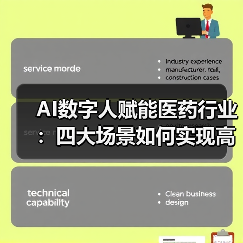 AI数字人赋能医药行业:四大场景如何实现高效升级?(图4) AI数字人赋能医药行业:四大场景如何实现高效升级?(图4)