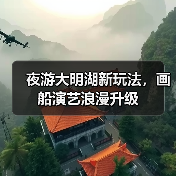 夜游大明湖新玩法,画船演艺浪漫升级(图3) 夜游大明湖新玩法,画船演艺浪漫升级(图3)