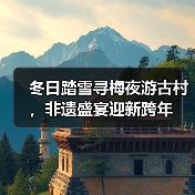 冬日踏雪寻梅夜游古村，非遗盛宴迎新跨年（图3）