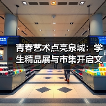 青春艺术点亮泉城：学生精品展与市集开启文旅融合新篇章